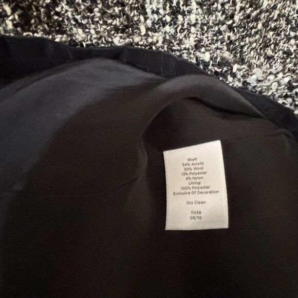 Talbots Tweed Wool Blend Career Sheath Dress Womens 14 Multicolor Sleeveless - Picture 7 of 8